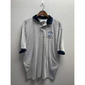 Vintage Air Force Academy Polo Shirt QB Club Denver Diport USA Mens Large 90s